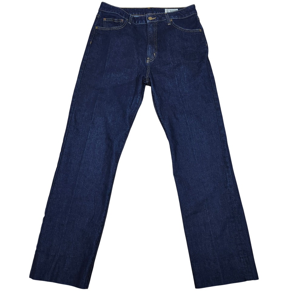 Aviator Made in USA Men's Jeans‎ Altered 31x30 Dark Indigo Straight Leg Denim